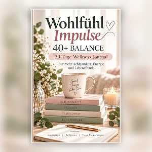 Cover des 30-Tage-Wellness-Journals 40+ BALANCE für Frauen ab 40